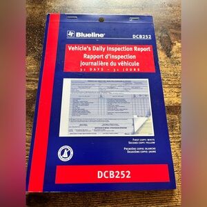 🌙 CAR32 - 2 pack Vehicle's Daily Inspection Report